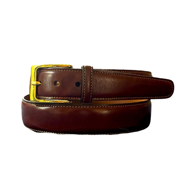 Trafalgar Other - Trafalgar Classic 30mm Cortina Leather Belt Size 34 In Honey Maple